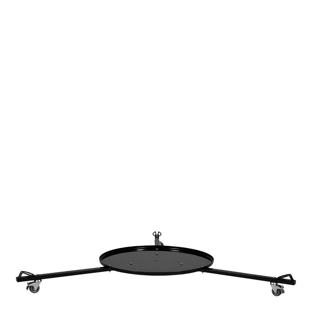 Espegard Understell med hjul til bålpanne svart