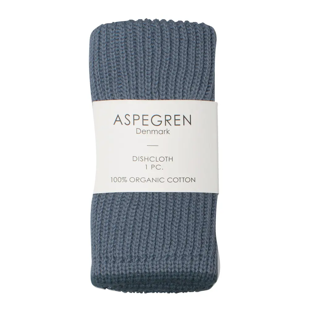 Ripple Neulottu tiskirätti 26x26 cm Blue Shadow