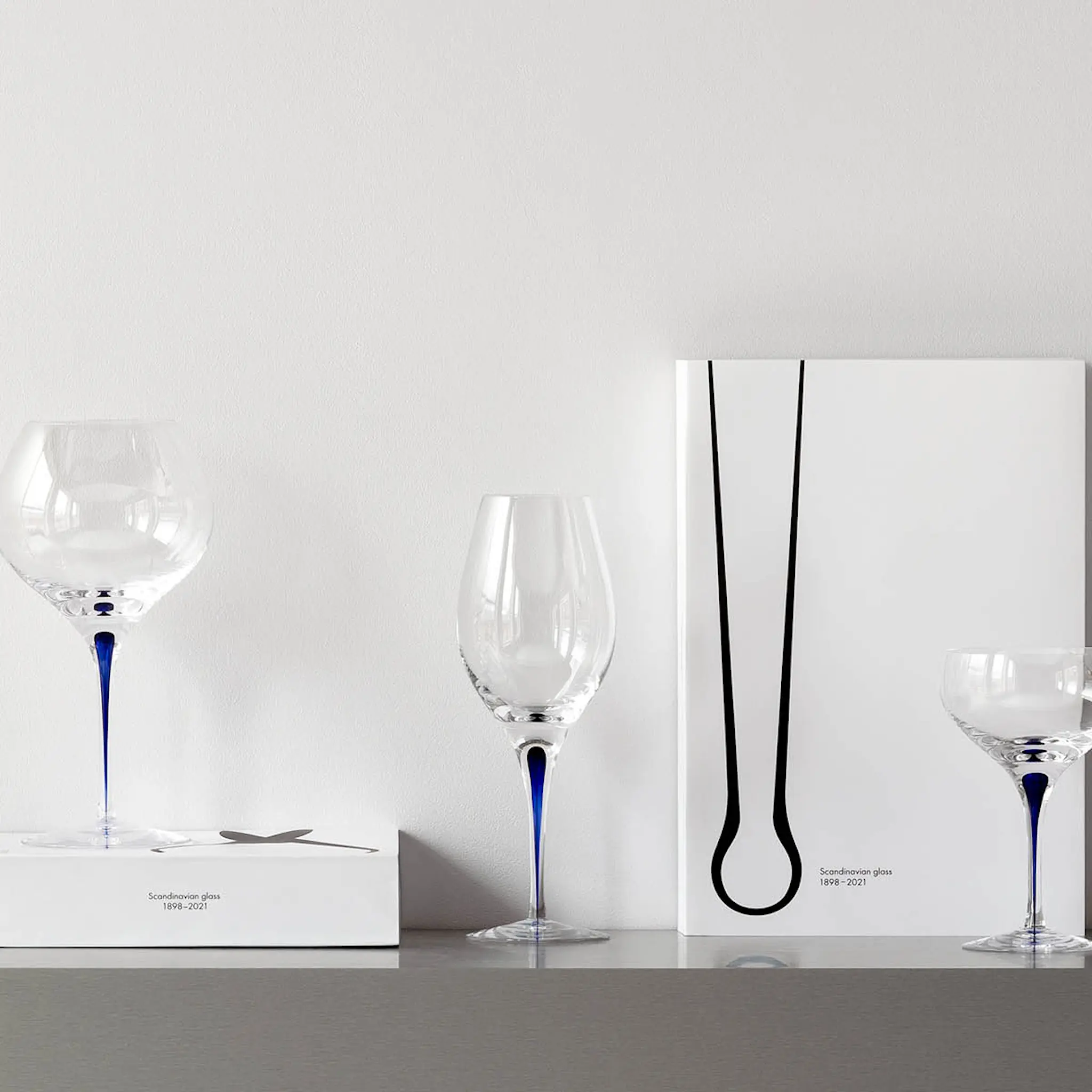 Orrefors Intermezzo Sininen Viinilasi 70 cl Bouquet