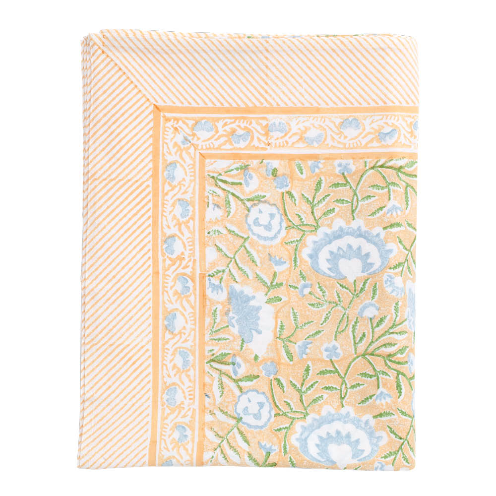 Chamois Mathilde duk 170x350 cm orange/blå/grön