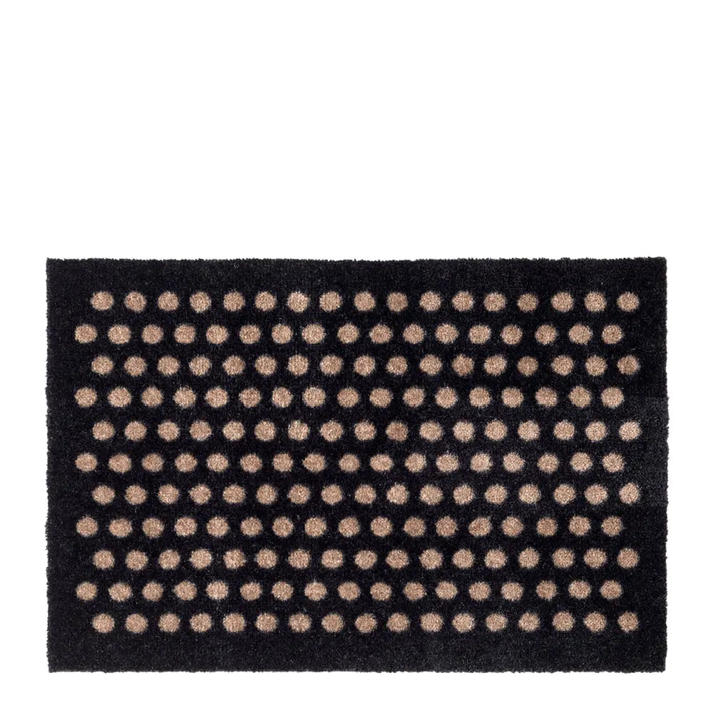 Dot Matto 40x60 cmMusta/Hiekka