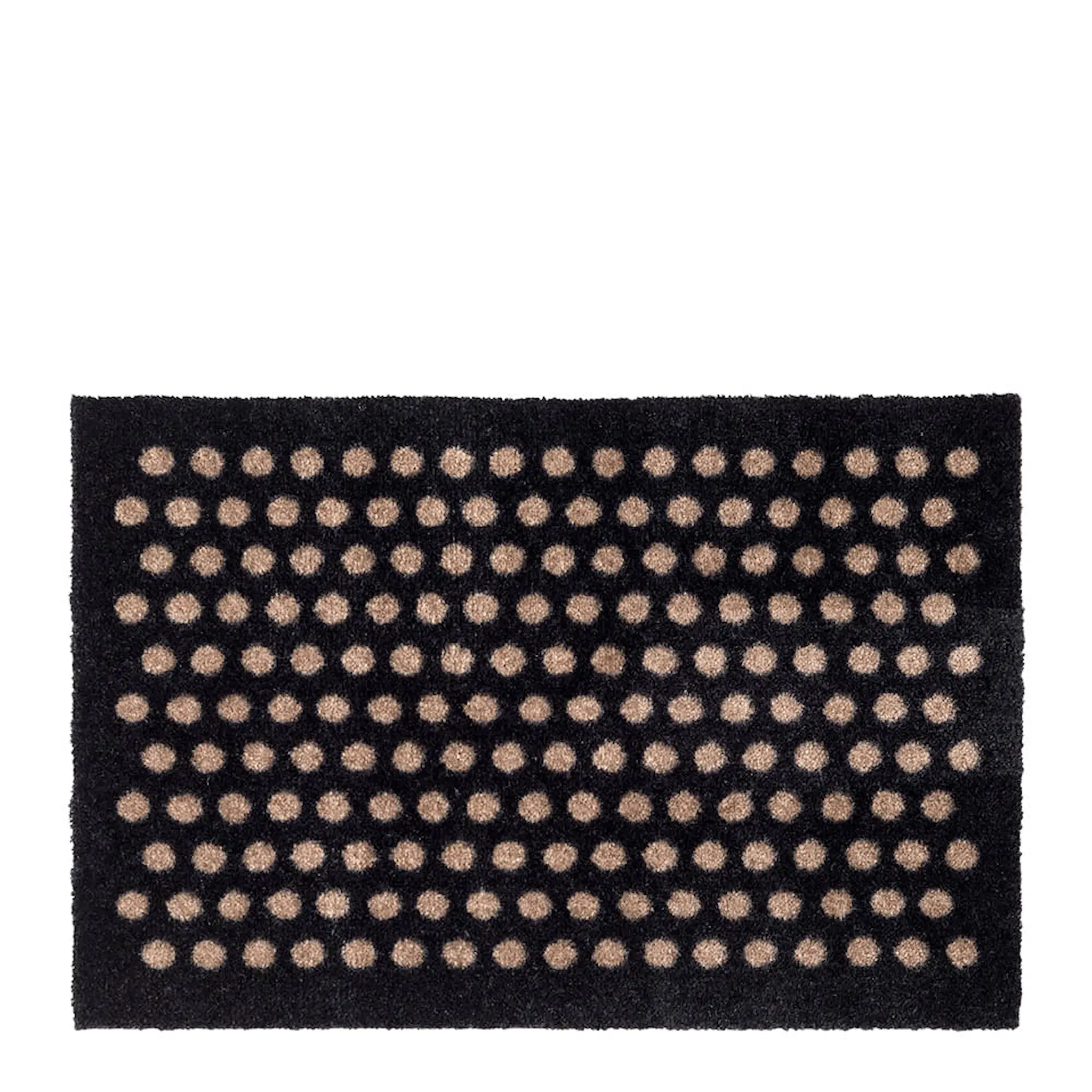 Tica Copenhagen Dot Matto 40x60 cmMusta/Hiekka
