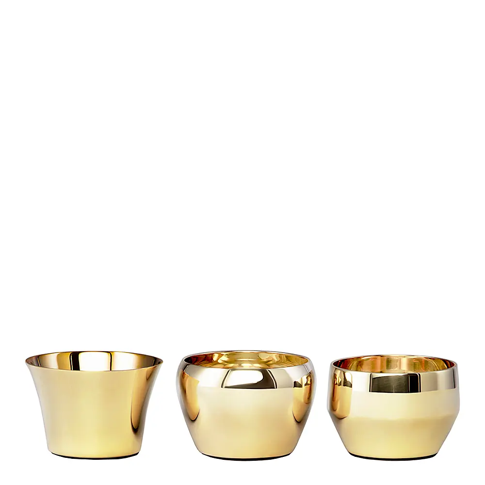 Kin Kynttilälyhty 3 kpl Messinki