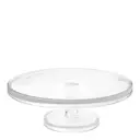 Pilastro serveringsfat räfflad 30x30 cm klar