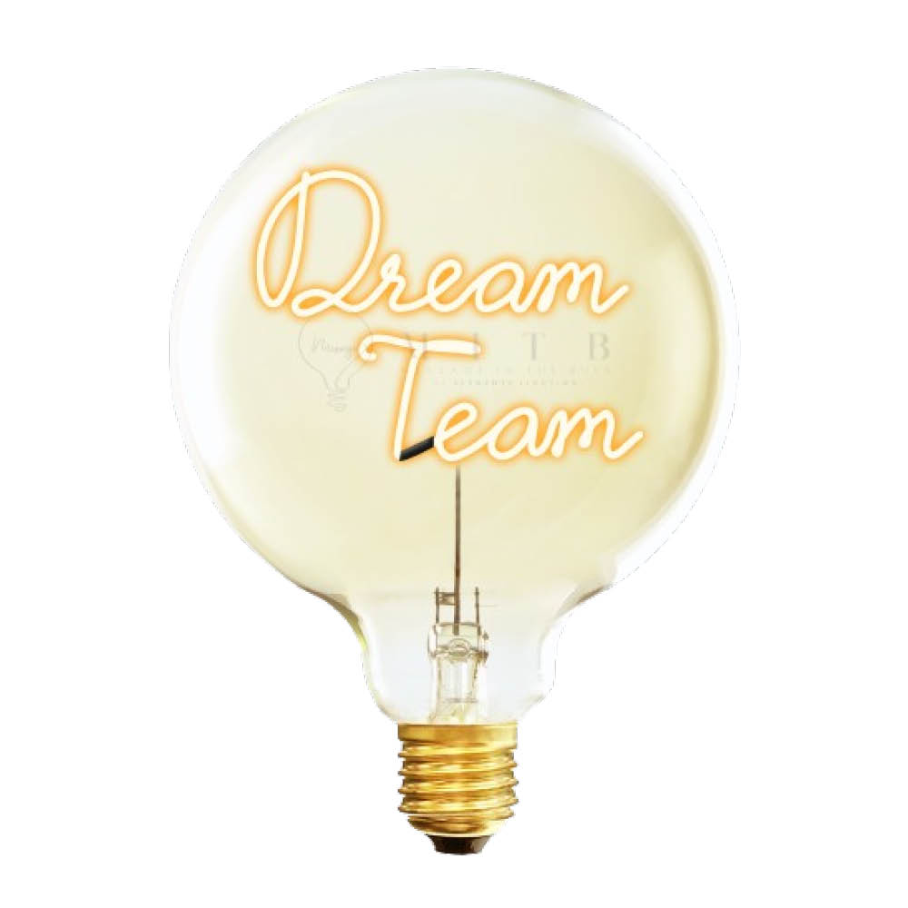 Elements Lighting MITB glödlampa LED 17 cm Dream Team bärnsten