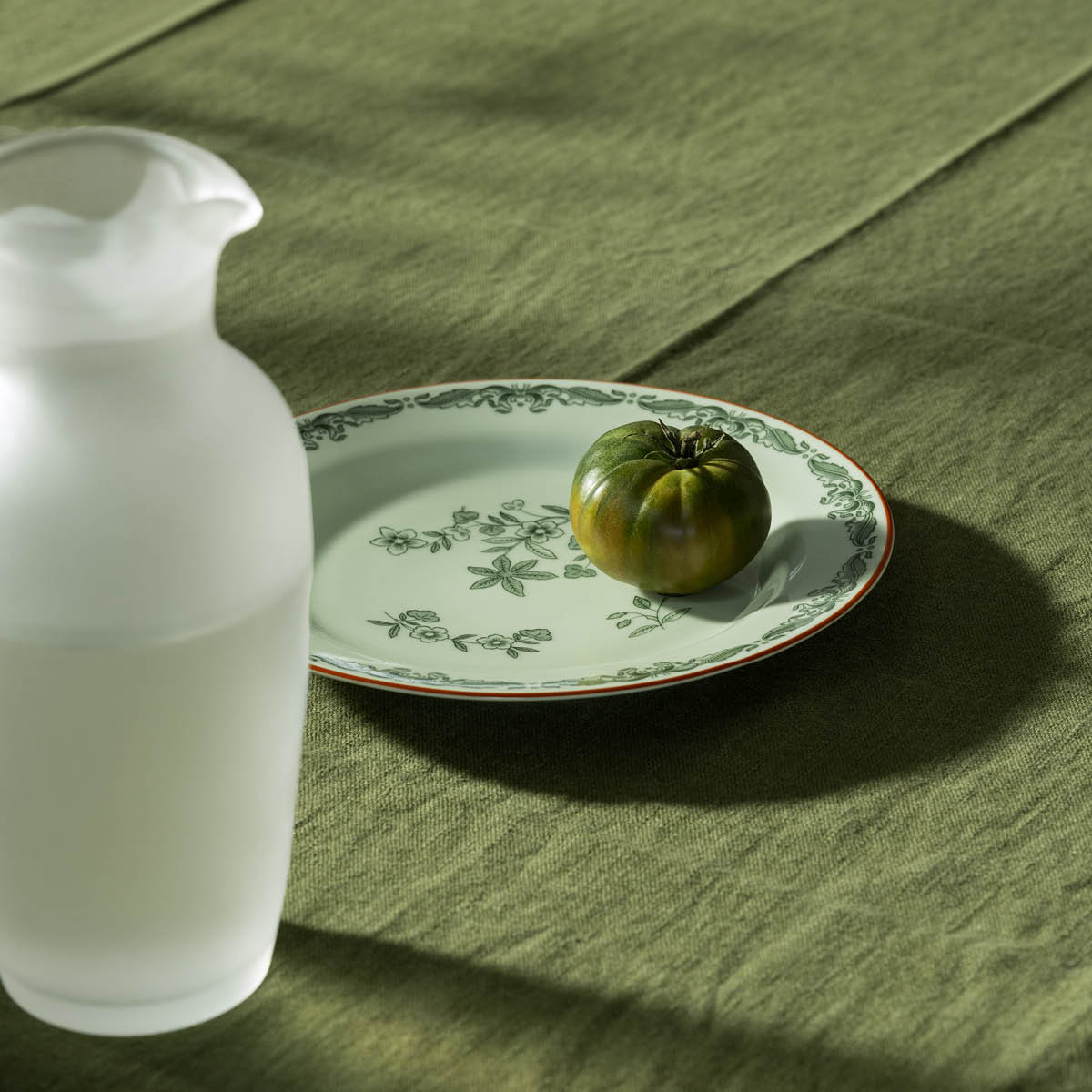 Rörstrand Ostindia tallerken 21 cm grønn