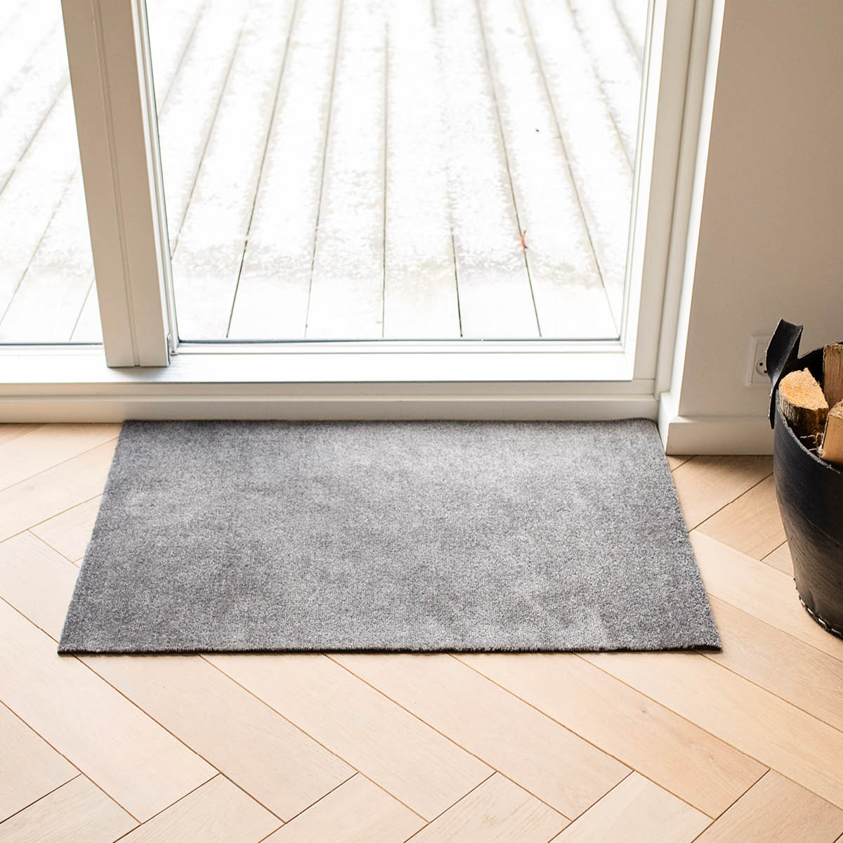 Tica Copenhagen Unicolor golvmatta 90x60 cm stålgrå