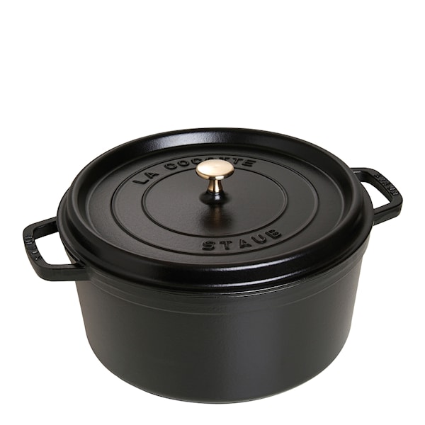 Gryta 8,35 L rund Svart