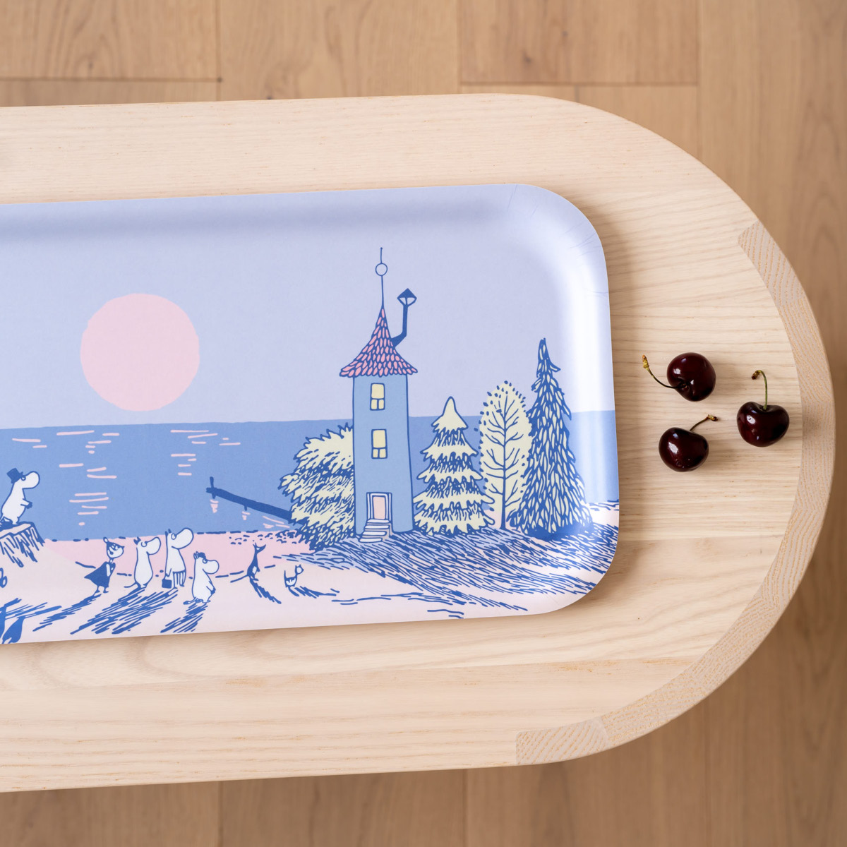 Muurla Mummi brett 43x22 cm solnedgang