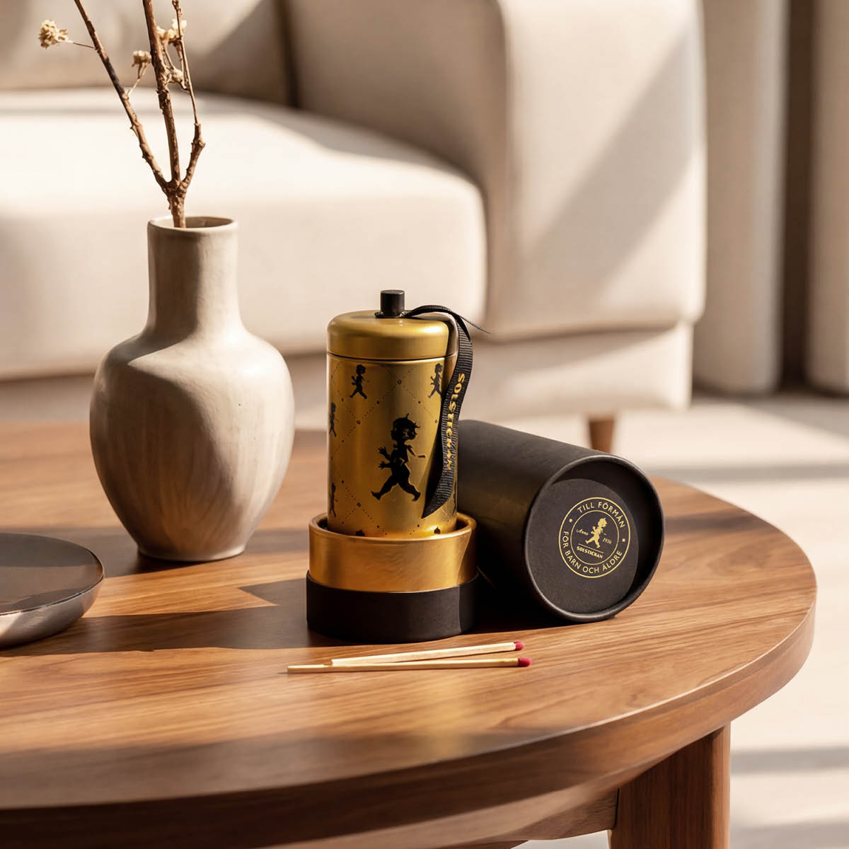 SOLSTICKAN Tulitikkupurkki vuosi 2026