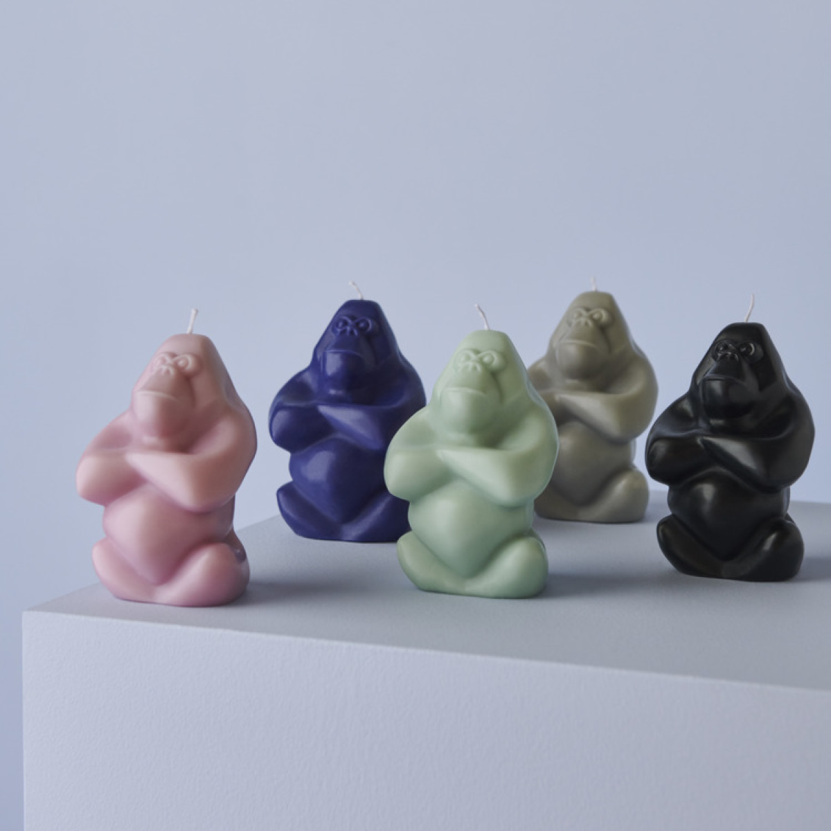 Kosta Boda Gabba Gabba Kynttilä 11,5 cm Musta