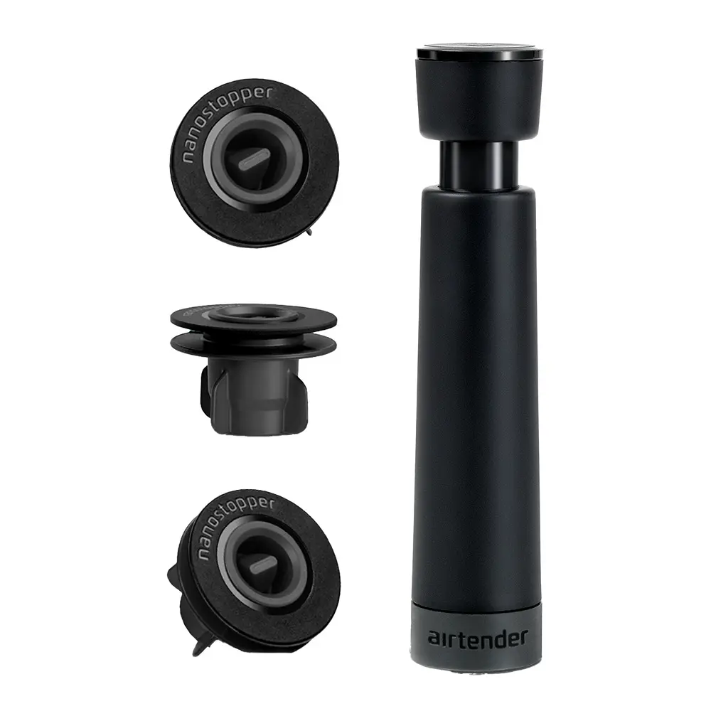 Airtender Tyhjiöpumppu viinille Musta