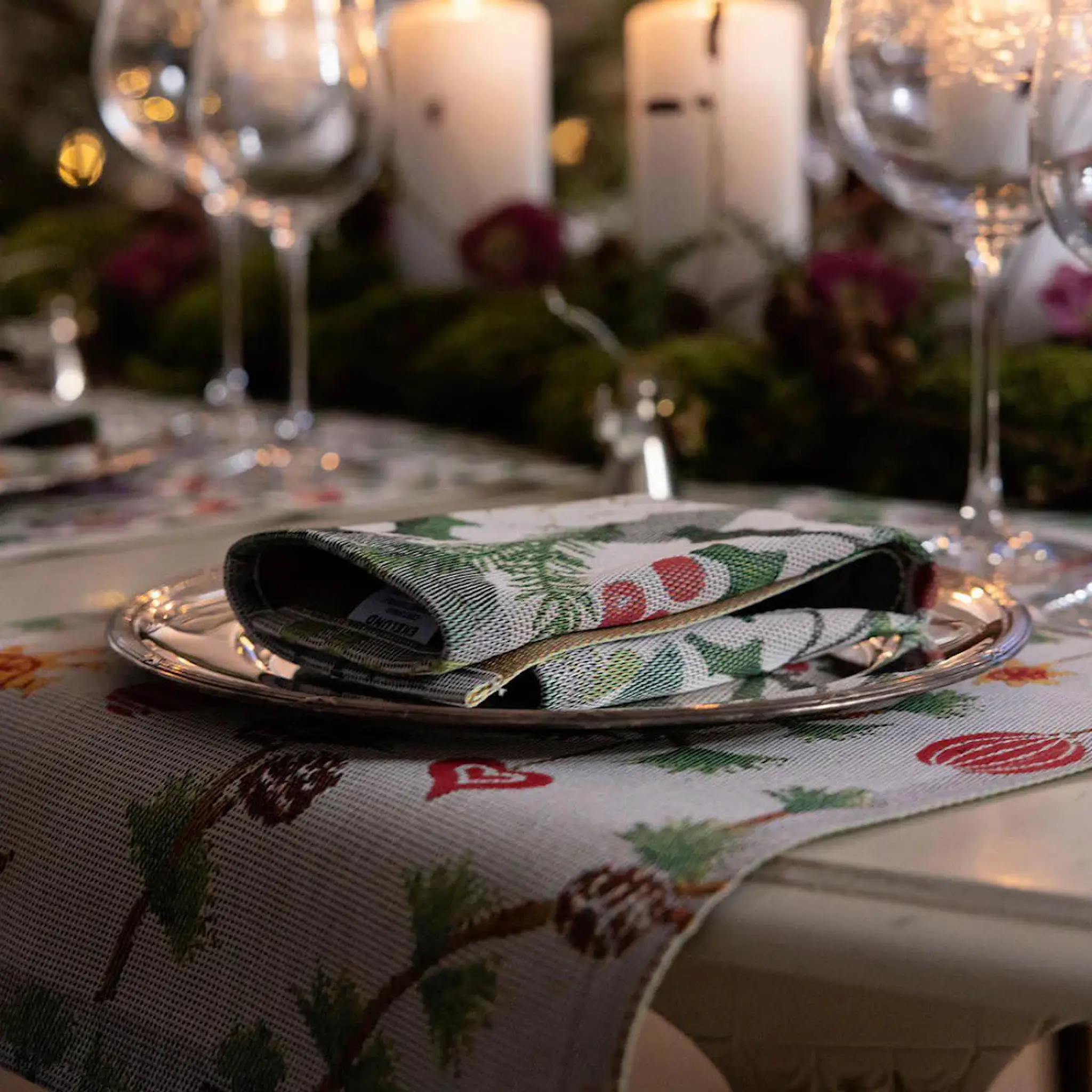 Ekelund Julefröjd tygservett 35x35 cm