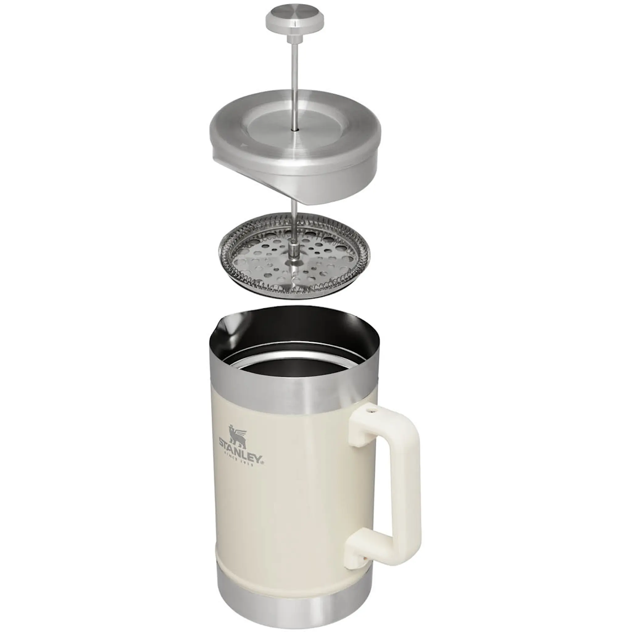 Stanley Classic presskanna 1,4L cream gloss