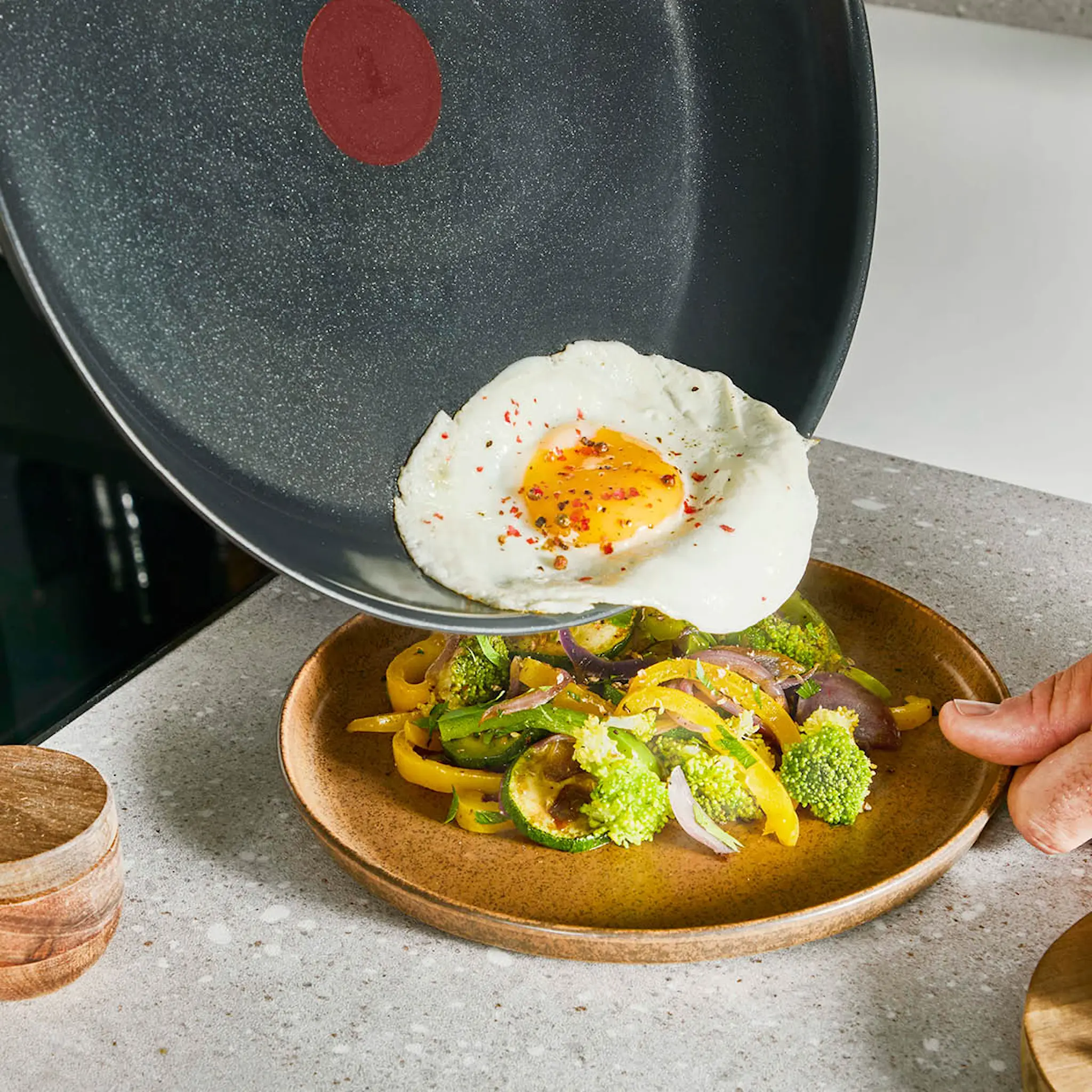 Tefal Emotion Plus Flavors SS paistinpannu 28 cm keraaminen