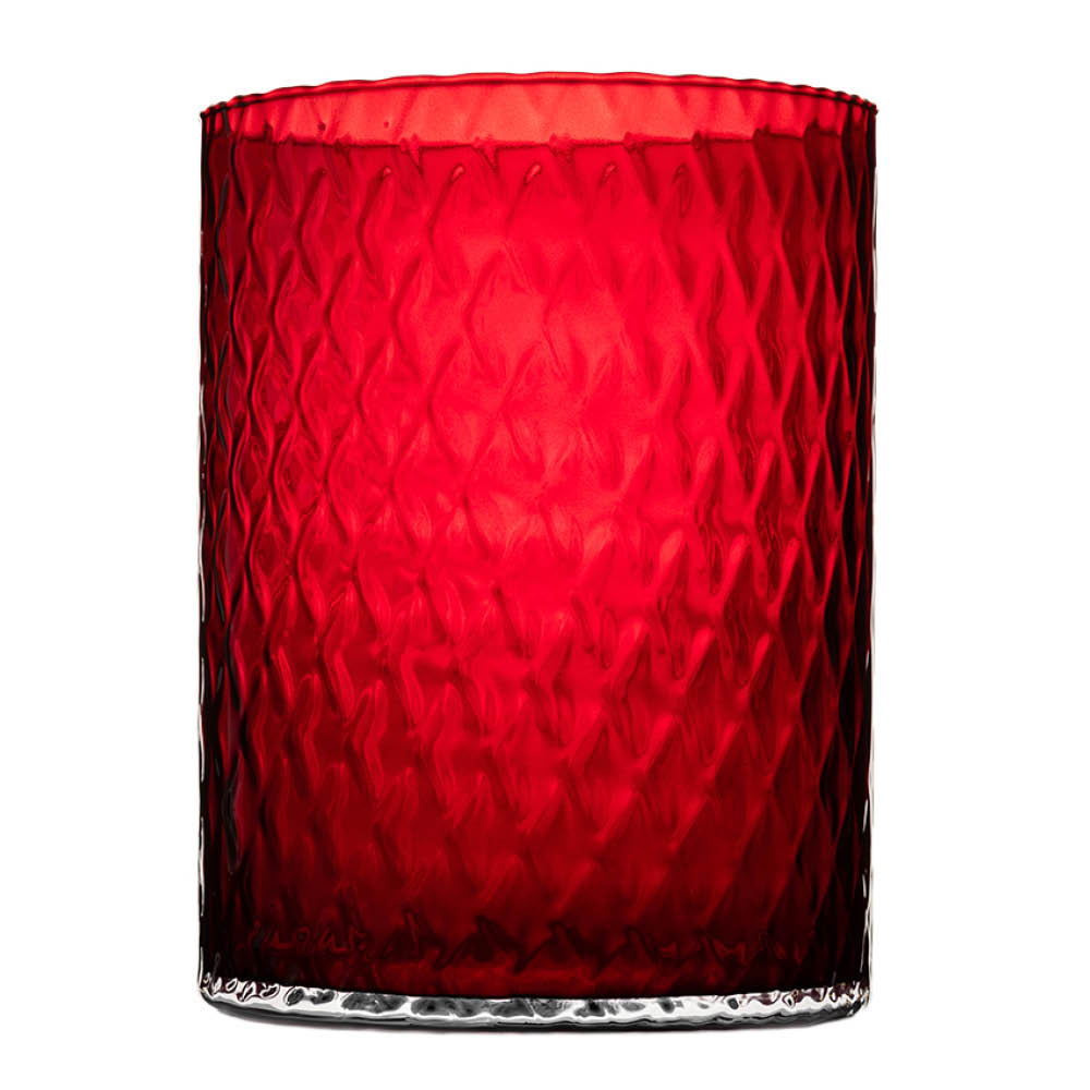 Magnor Harlekin The Barrel lykt 24 cm rød