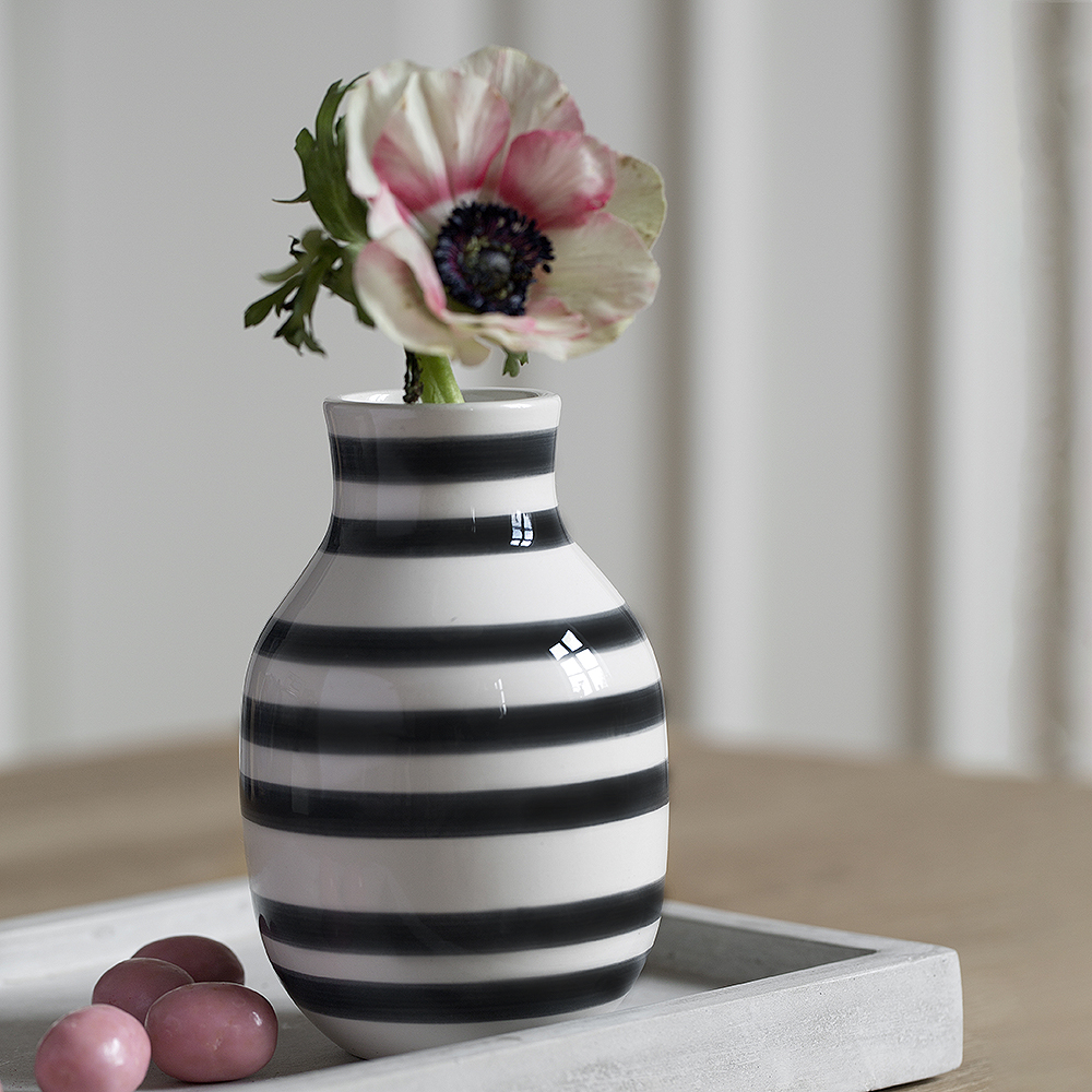 Kähler Omaggio Vas 12,5 cm Svart