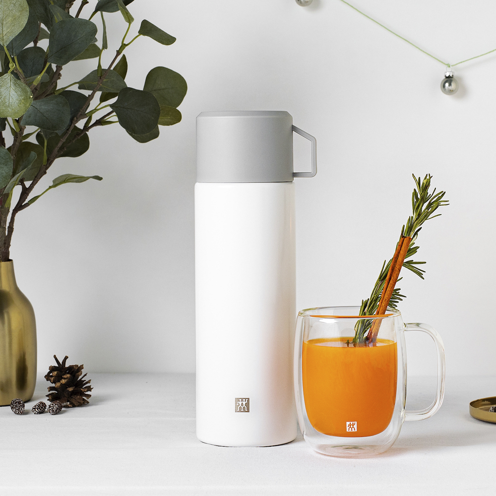 Zwilling Thermo Termospullo 1 L Hopea/Valkoinen