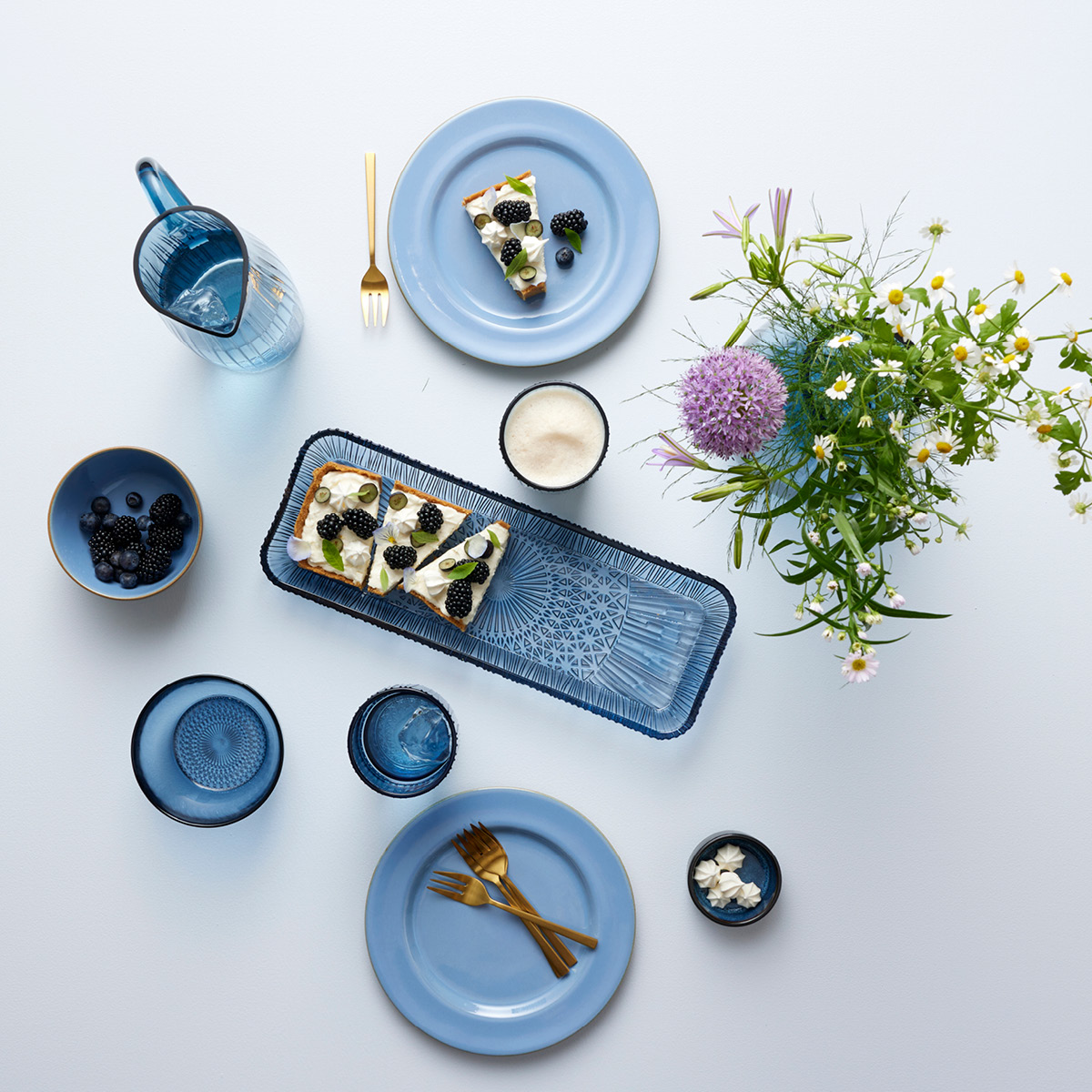 Bitz Kusintha Kahvilasi 38 cl 4 kpl Sininen