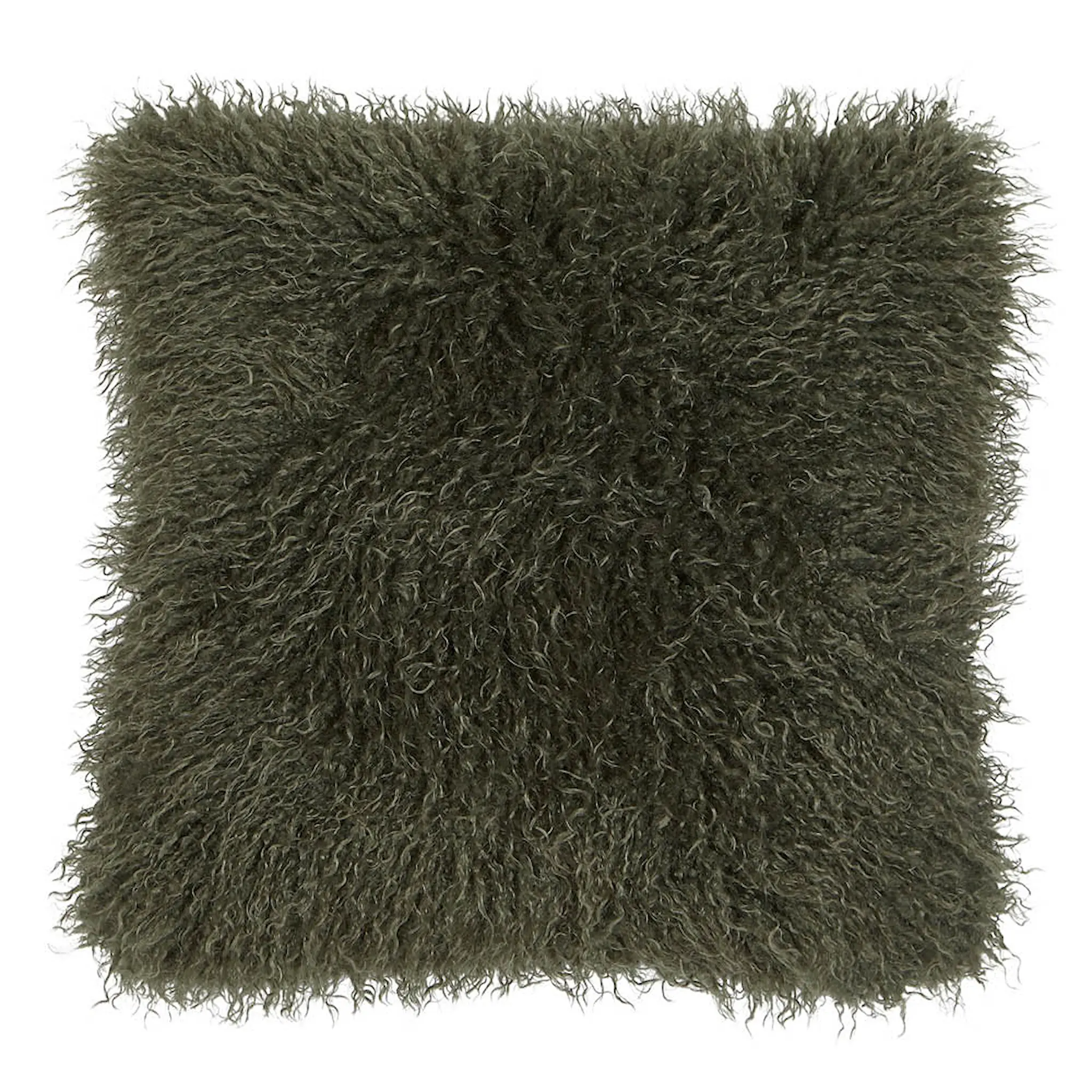Fondaco Curly kuddfodral 48x48 cm grön