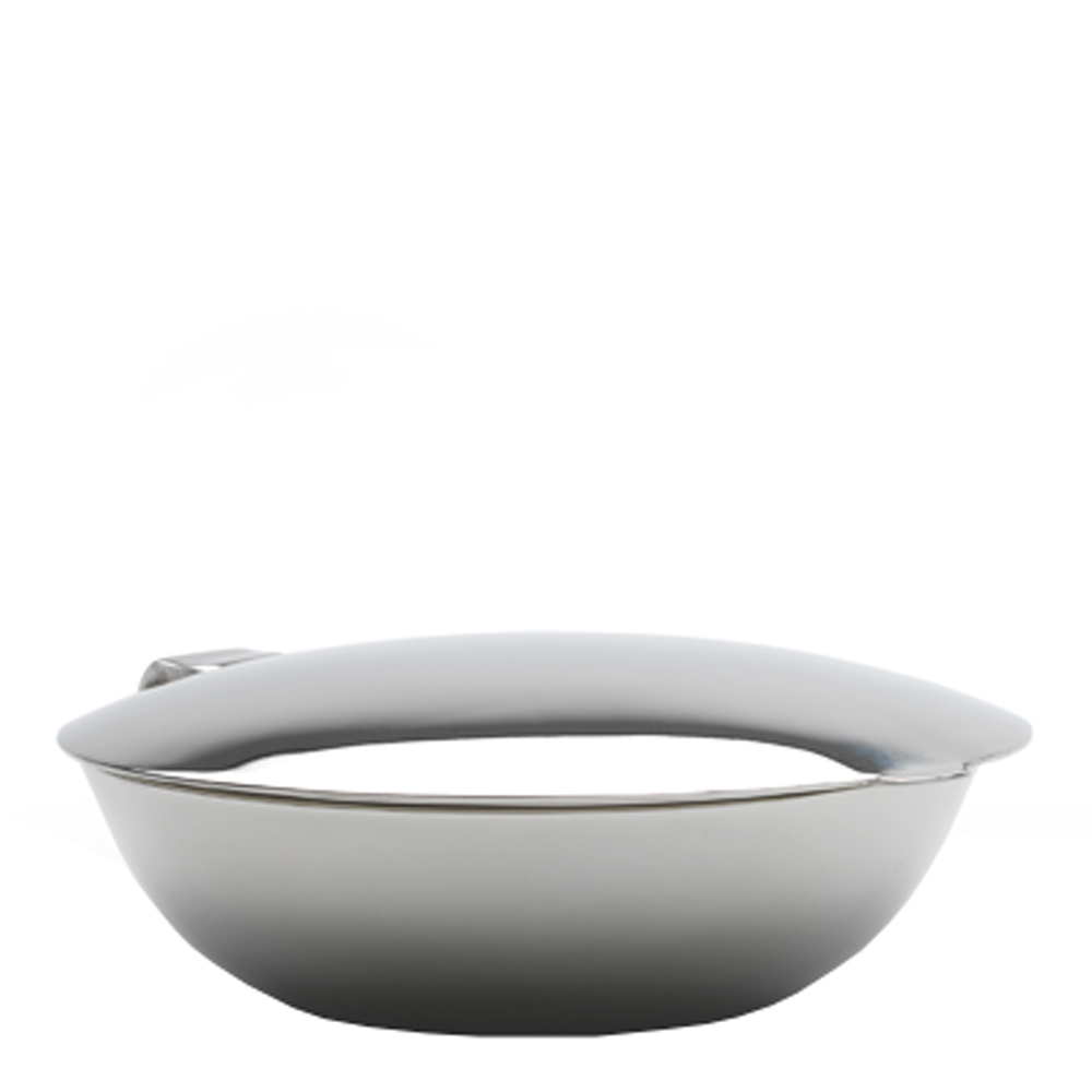 Design House Stockholm Shell telysholder 10x3 cm nikkel