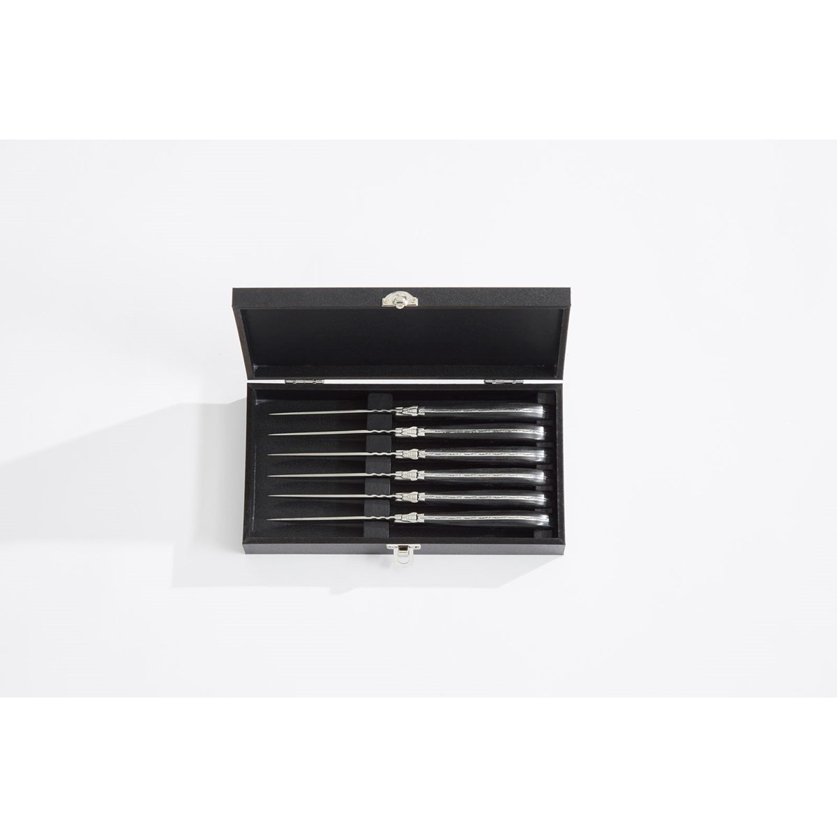 Laguiole by Hâws Biffkniv 6 deler svart tre