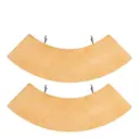 Pilar sidobord 2-pack till eldtunna trä