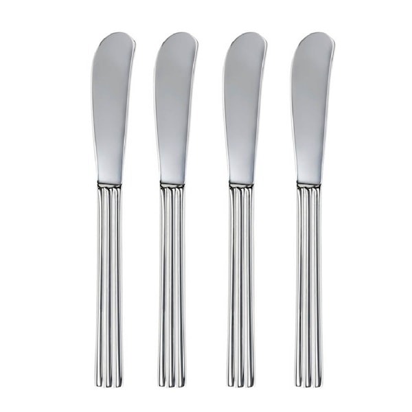 Thebe smörkniv 16 cm 4-pack blankt stål