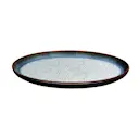 Halo Oval Bricka 18,5x 27 cm Grå/Svart