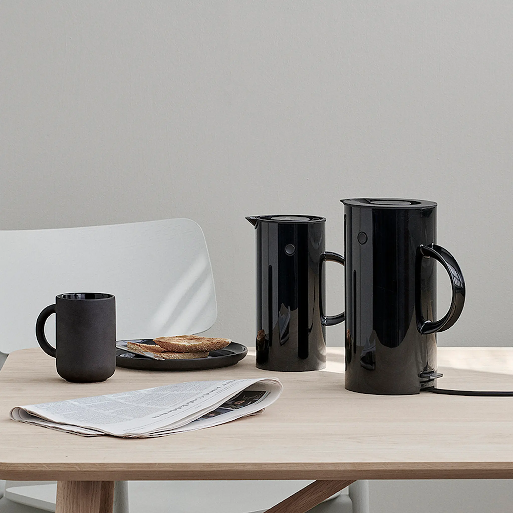 Stelton EM77 Vattenkokare 1,5 L Svart