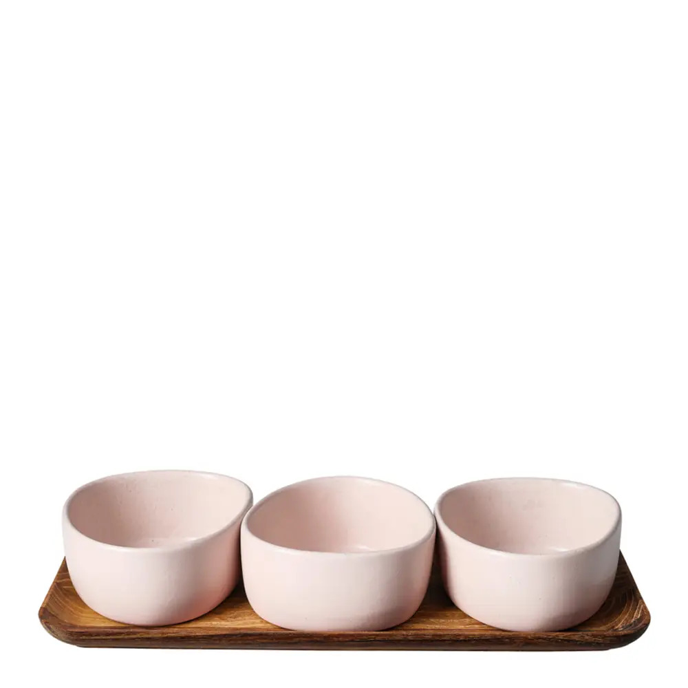 Raw Kulhot ja alusta 4 osaa Soft Pink