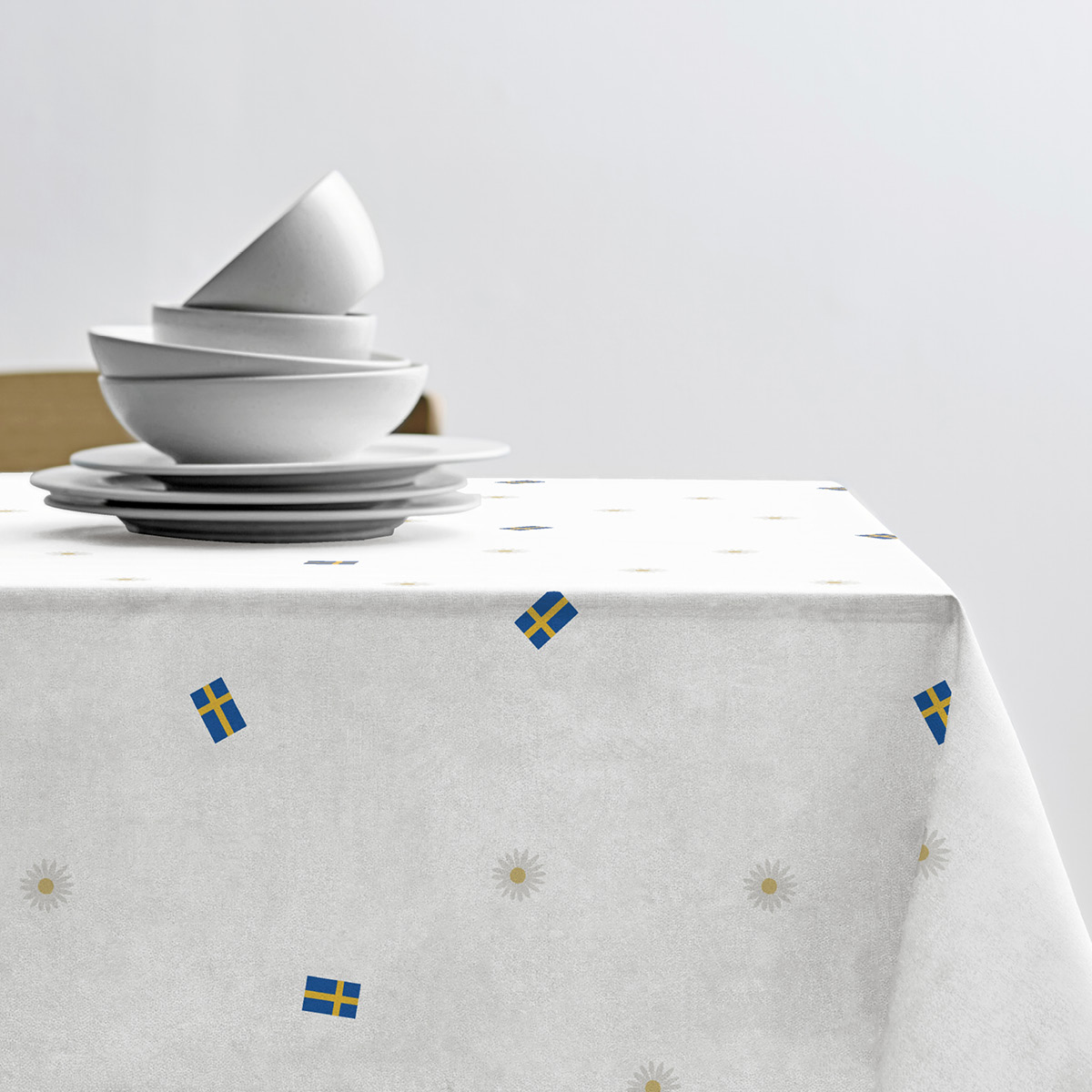 Södahl Festlig duk 140x320 cm vit