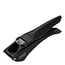 Vitlökspress med skrapbygel 17,5 cm svart