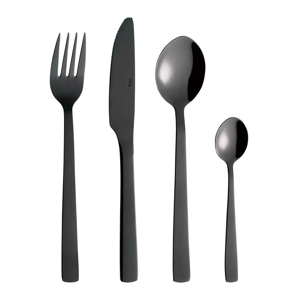 Raw Aterimet 40 osaa Musta