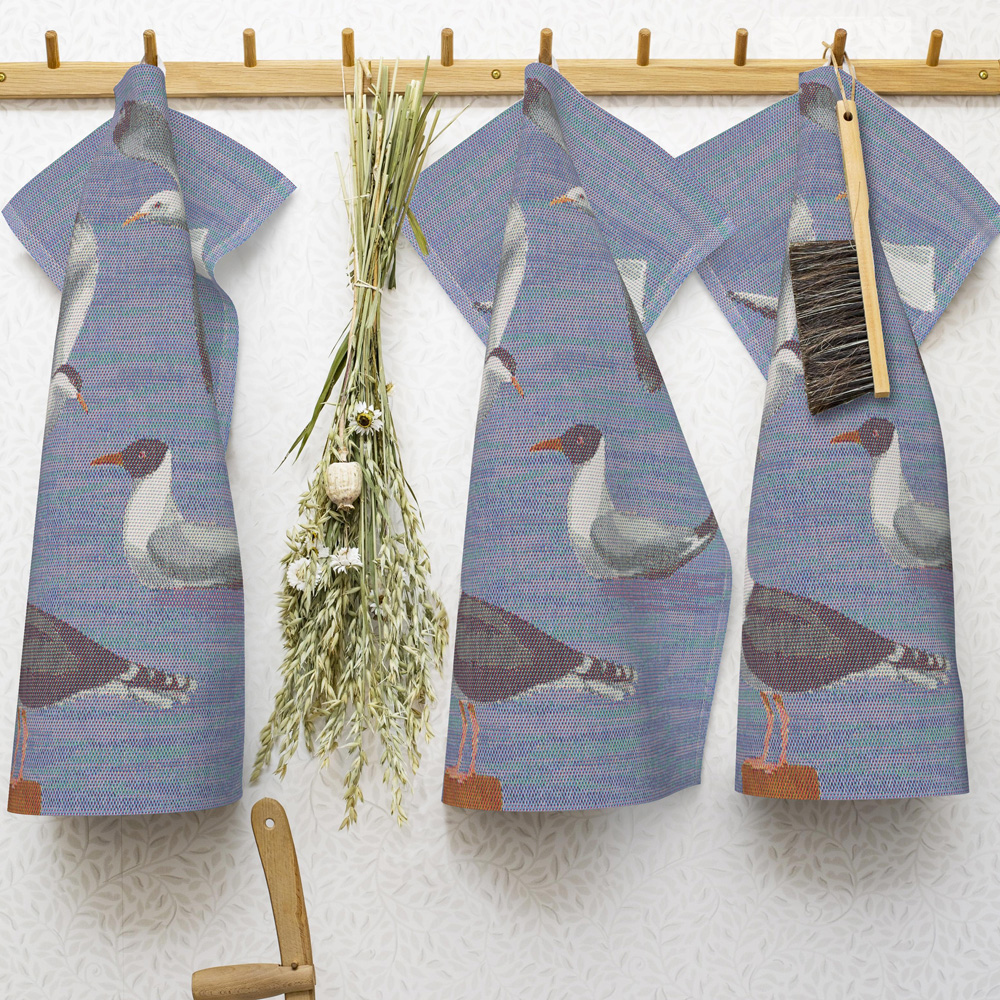 Ekelund Måser kjøkkenhåndkle 40x60 cm blå