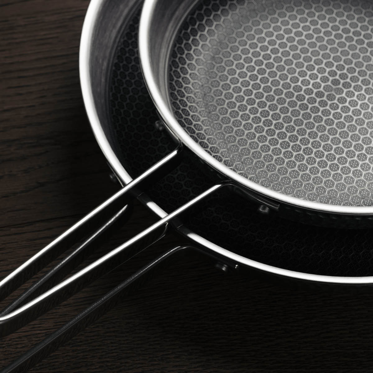 Vargen & Thor Kroma MB Stekpanna 2 delar 28+22 cm stål