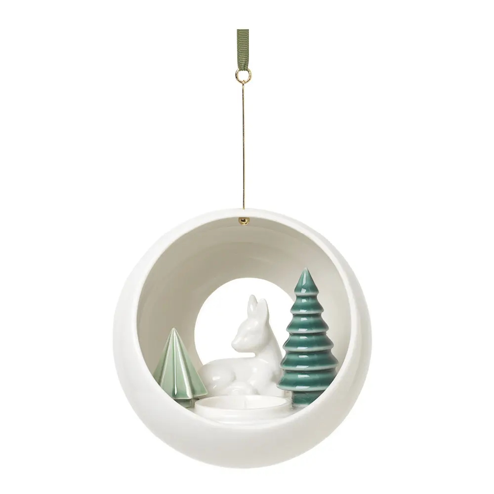 Winter Stories Riippuva kynttilälyhty Hirven vasikka