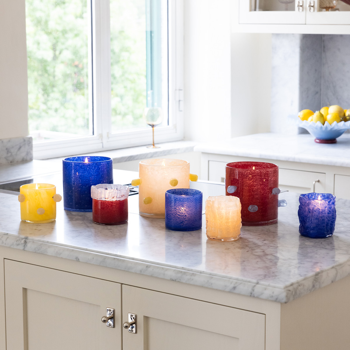 ByOn Lara Kynttilälyhty 10 cm Beige