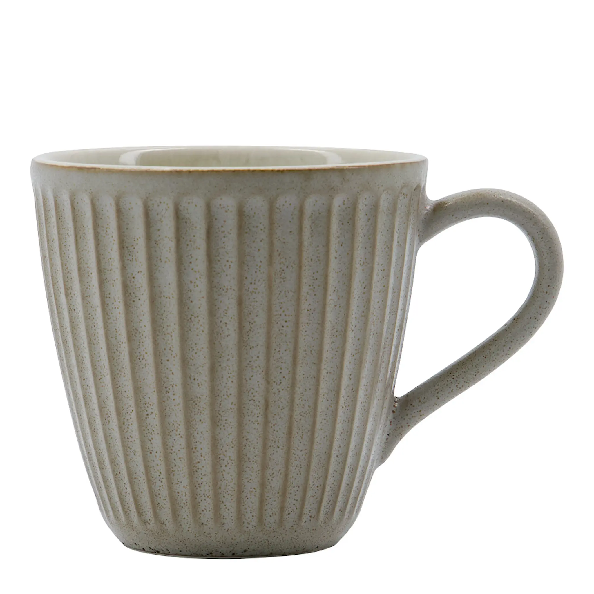 House Doctor Pleat Mugg 9 cm Grå/Brun