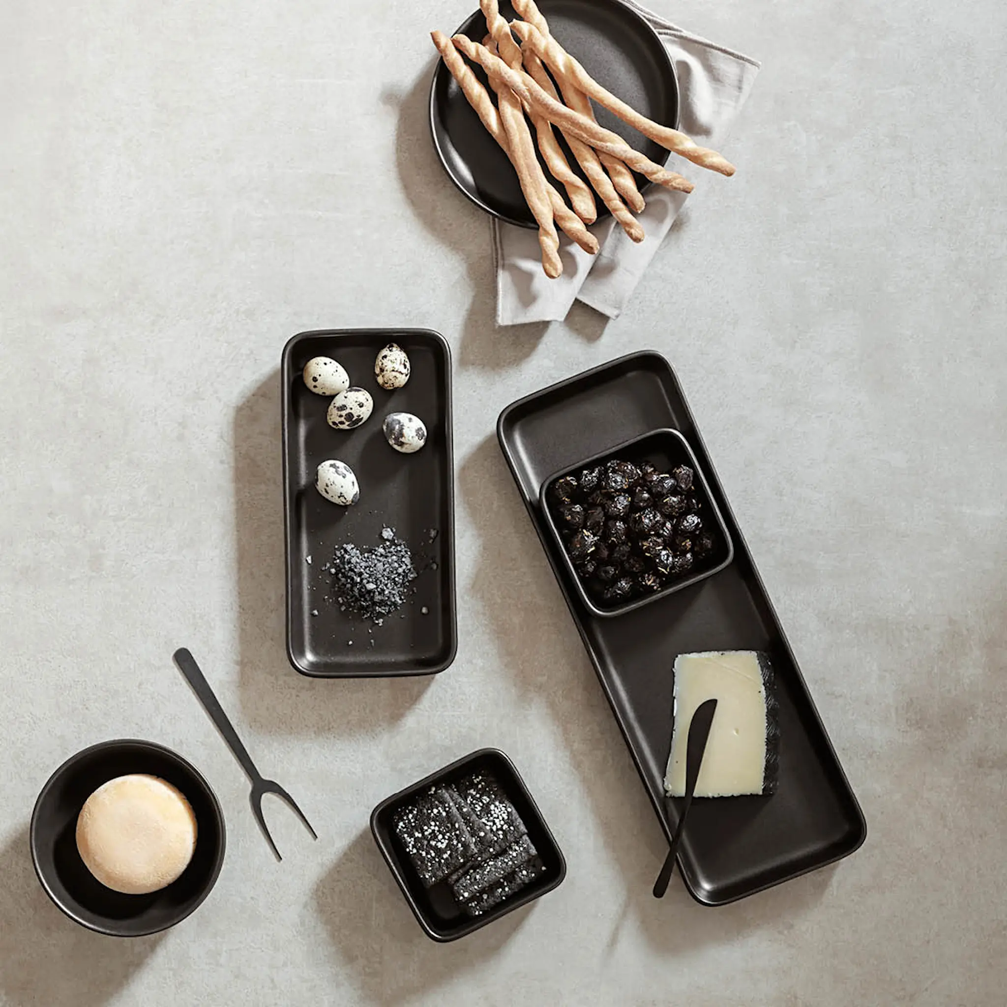 Eva Solo Nordic Kitchen Serveringsfat 13x37 cm Svart