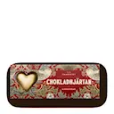 Morris chokladhjärtan mjölkchoklad 30 g vinröd