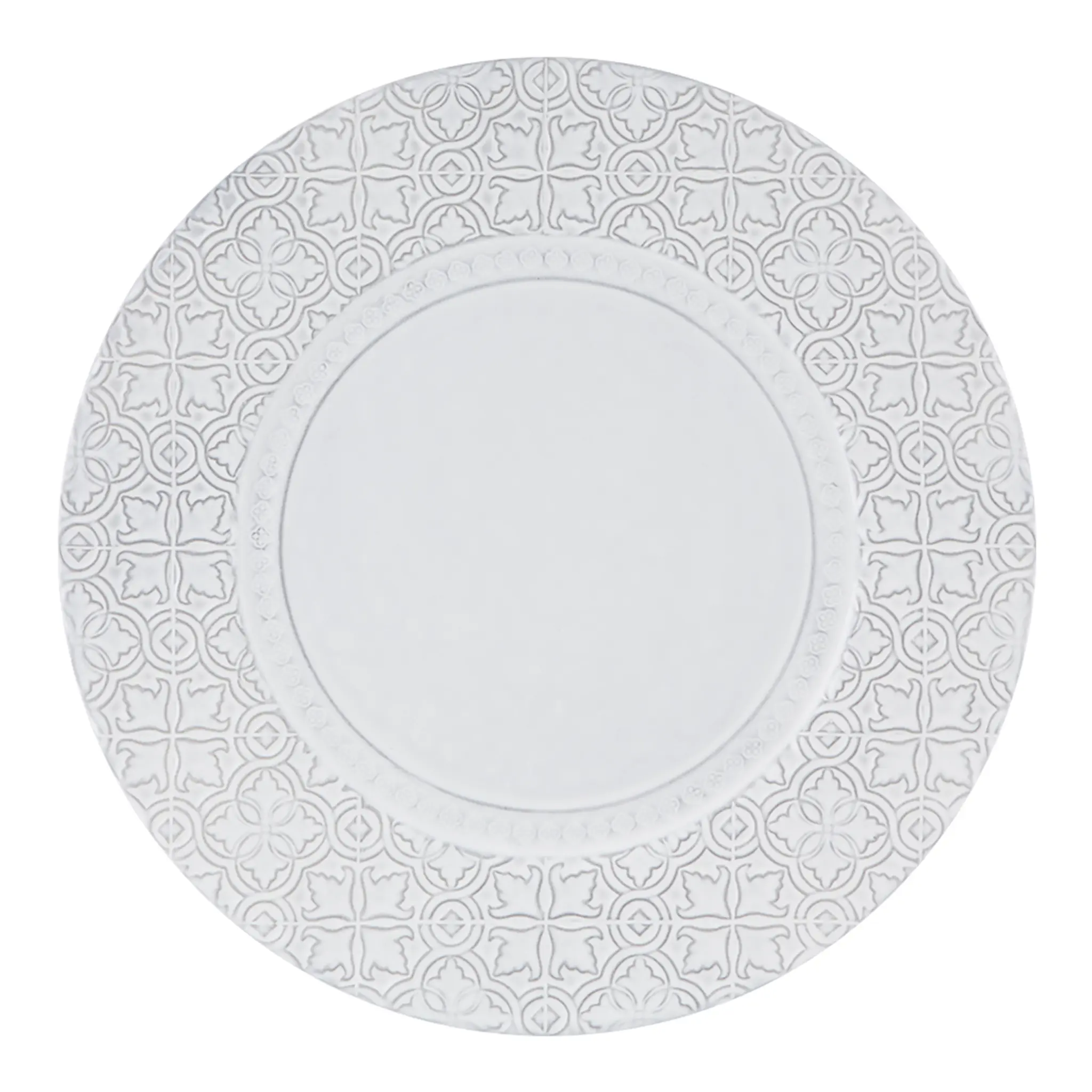 Bordallo Pinheiro Rua nova tallrik/fat antikvit 34 cm
