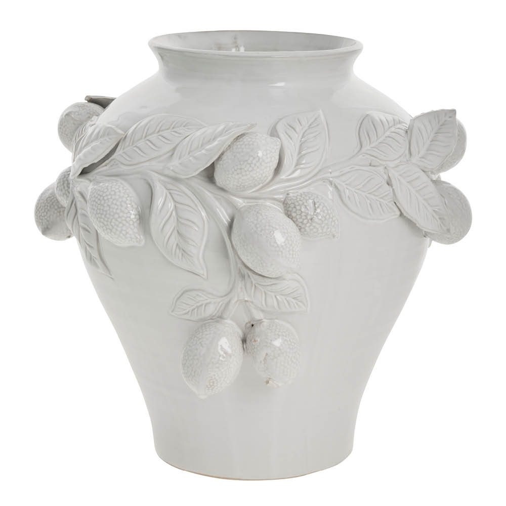 Lene Bjerre Limone vas 29 cm vit