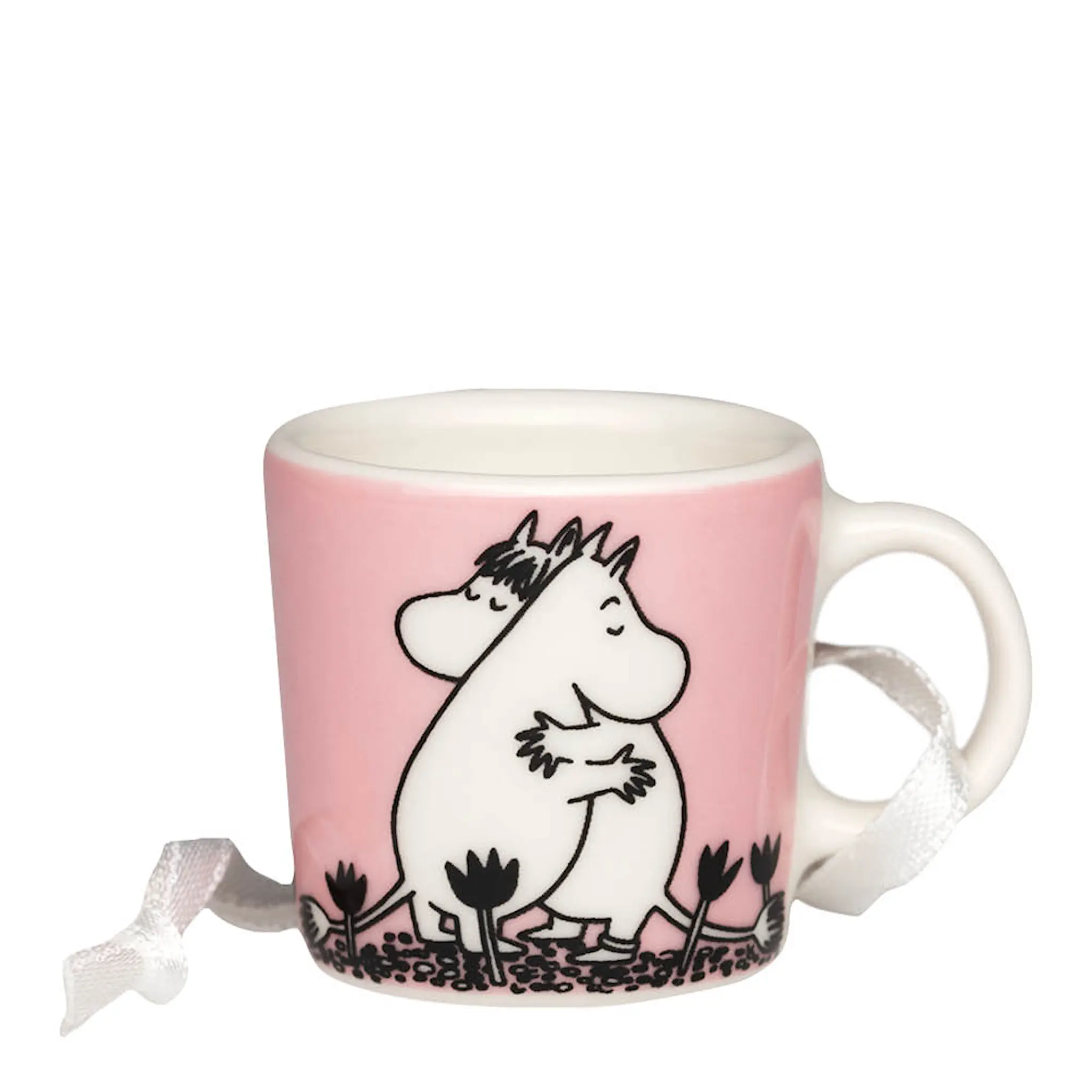 Moomin Arabia Mummikopp mini 3 cm Kjærlighet rosa gaveeske