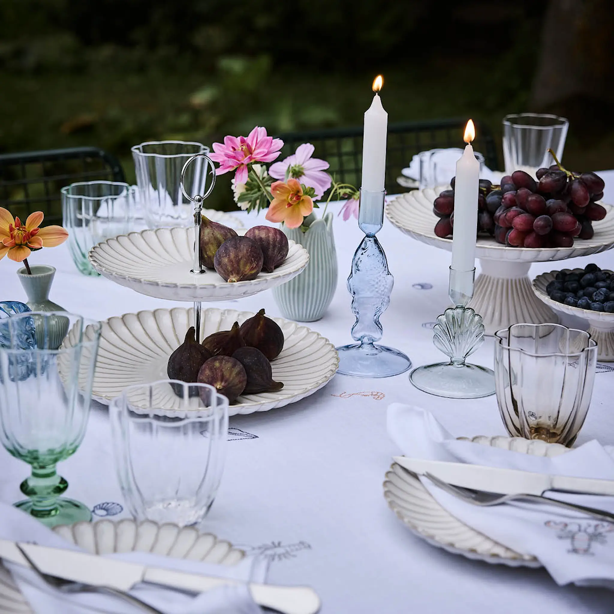 Lene Bjerre Camille etasjefat 27 cm off white