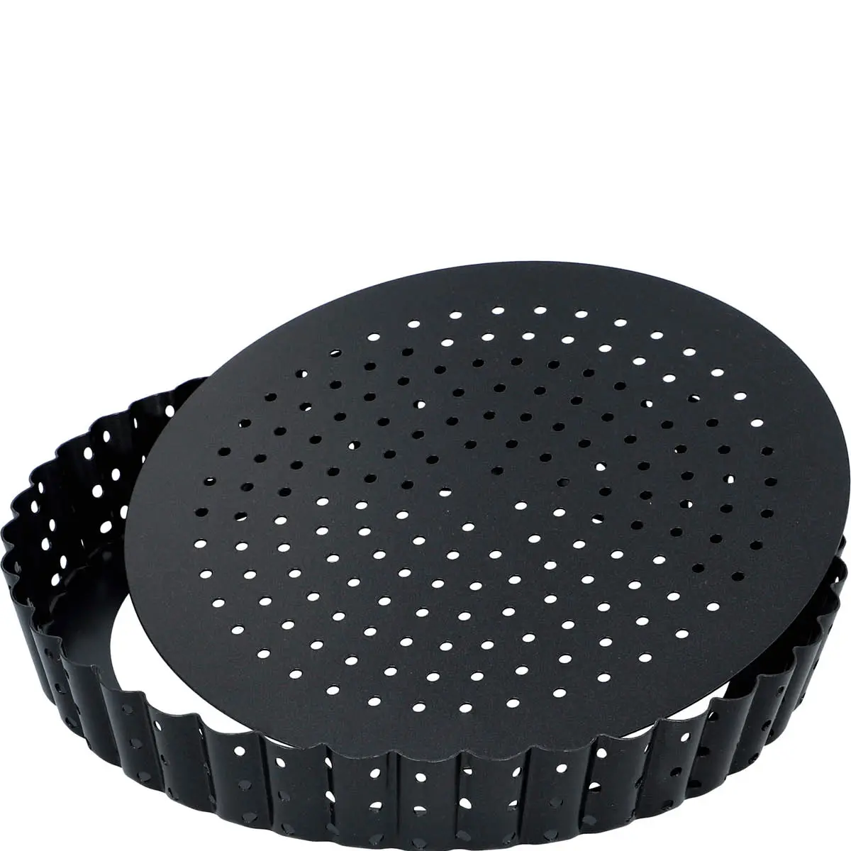 Perforert Birkmann Bread Buddies paiform 20 cm perforert svart - Cervera