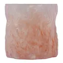 Bark ljuslykta 12 cm rosa