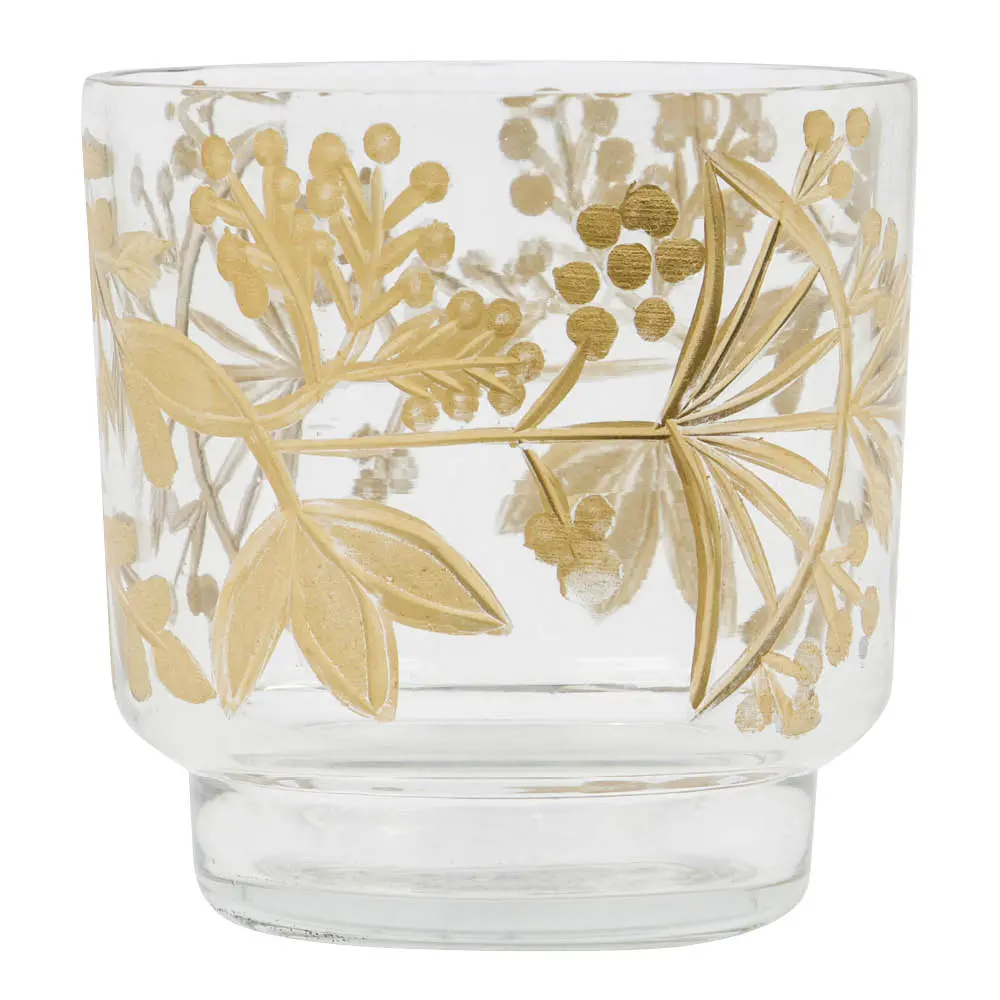 Find telysestake 7 cm klar gull