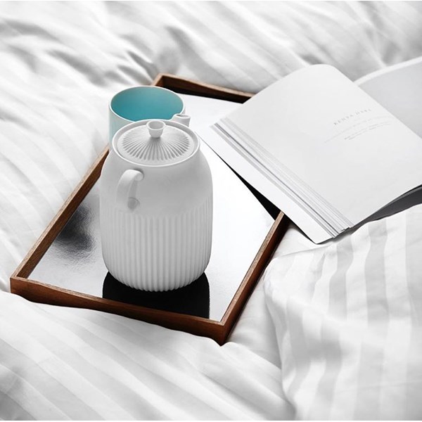 Lyngby Porcelæn Tsè Tekanna 1,2L Vit