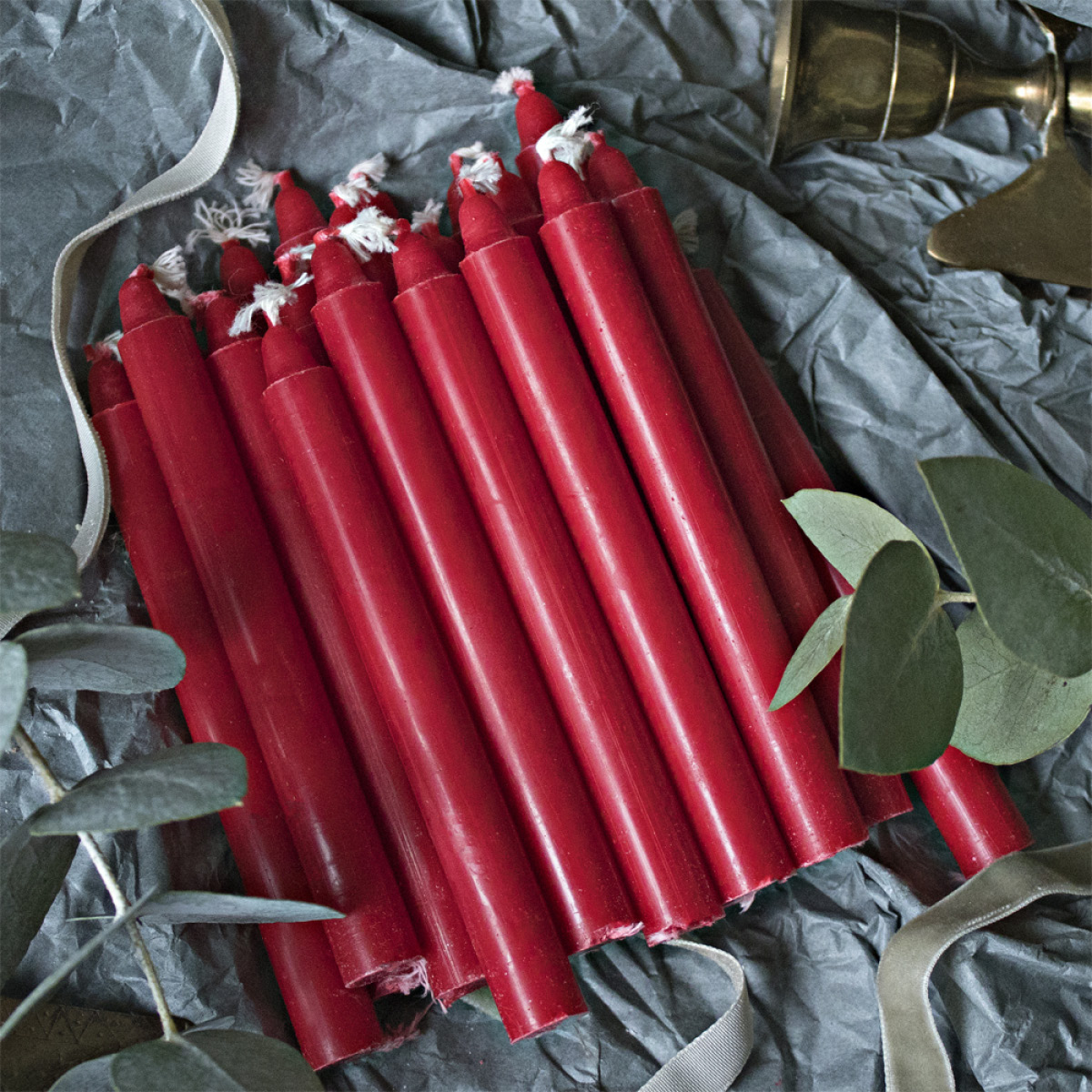 Liljeholmens Joulukuusenkynttilä 11,7 cm 20 kpl Punainen